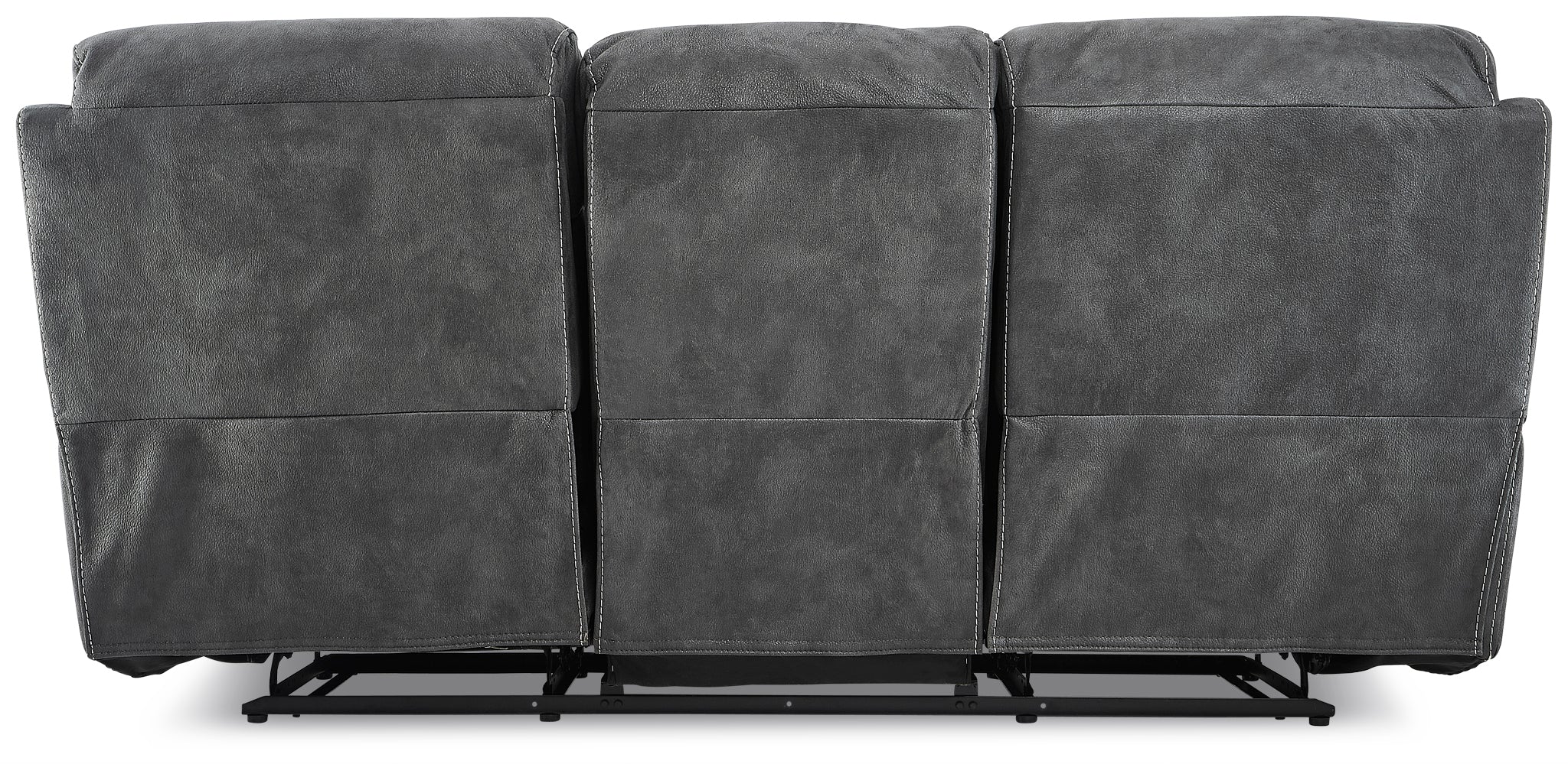 Morrow II Reclining Sofa and Loveseat Set - Grey - Image 4