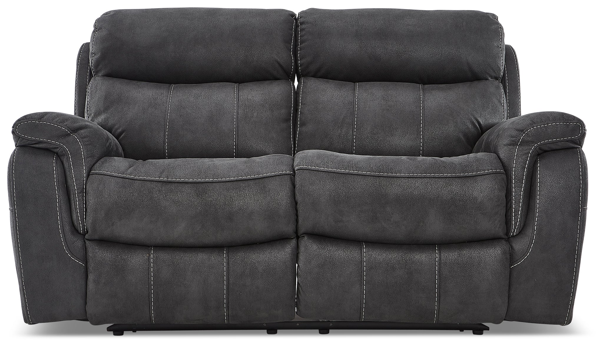 Morrow II Reclining Sofa and Loveseat Set - Grey - Image 5