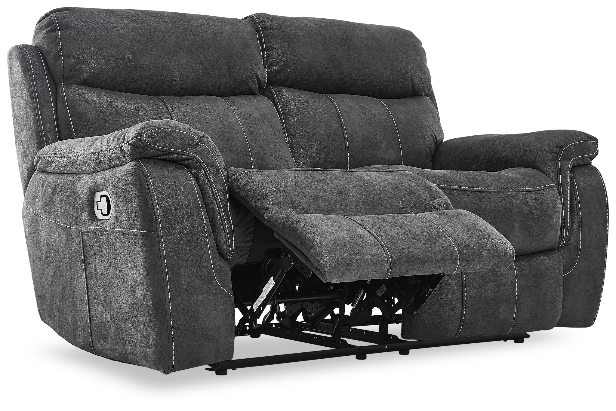 Morrow II Reclining Sofa and Loveseat Set - Grey - Image 6