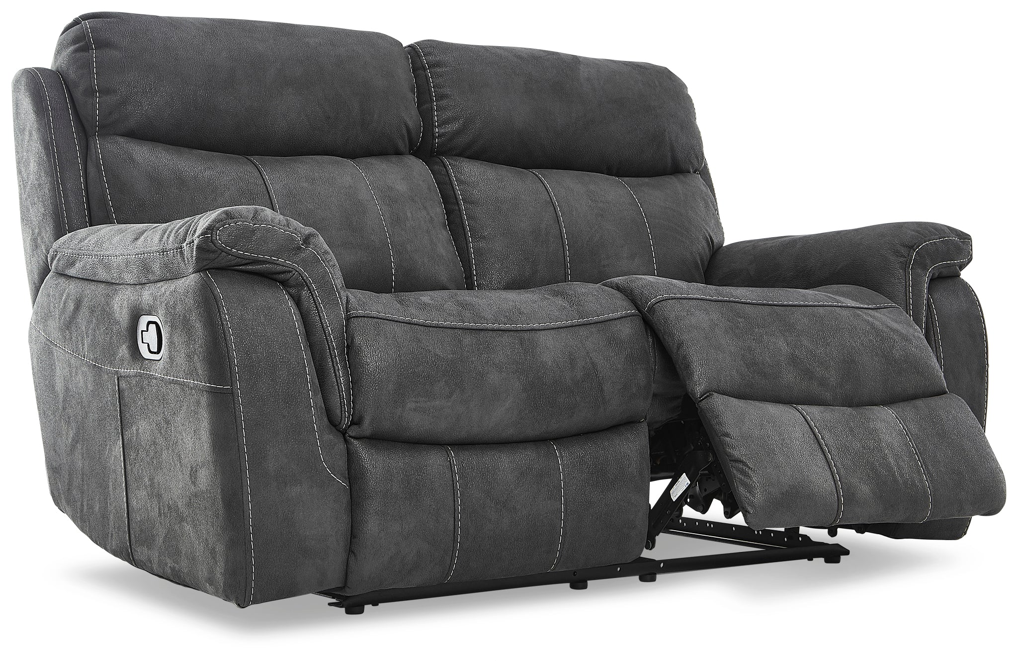 Morrow II Reclining Sofa and Loveseat Set - Grey - Image 7