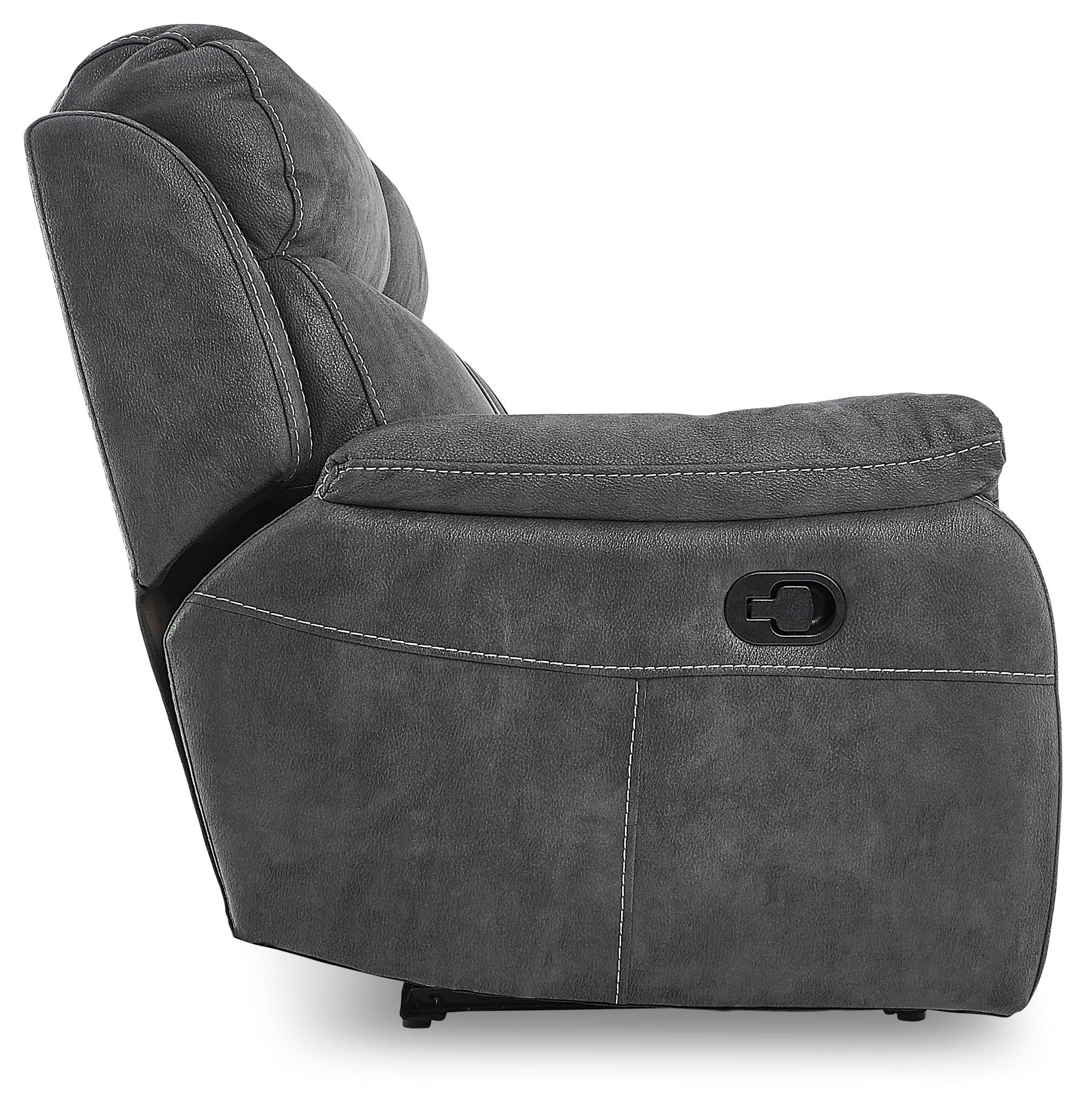 Morrow II Reclining Sofa and Loveseat Set - Grey - Image 8
