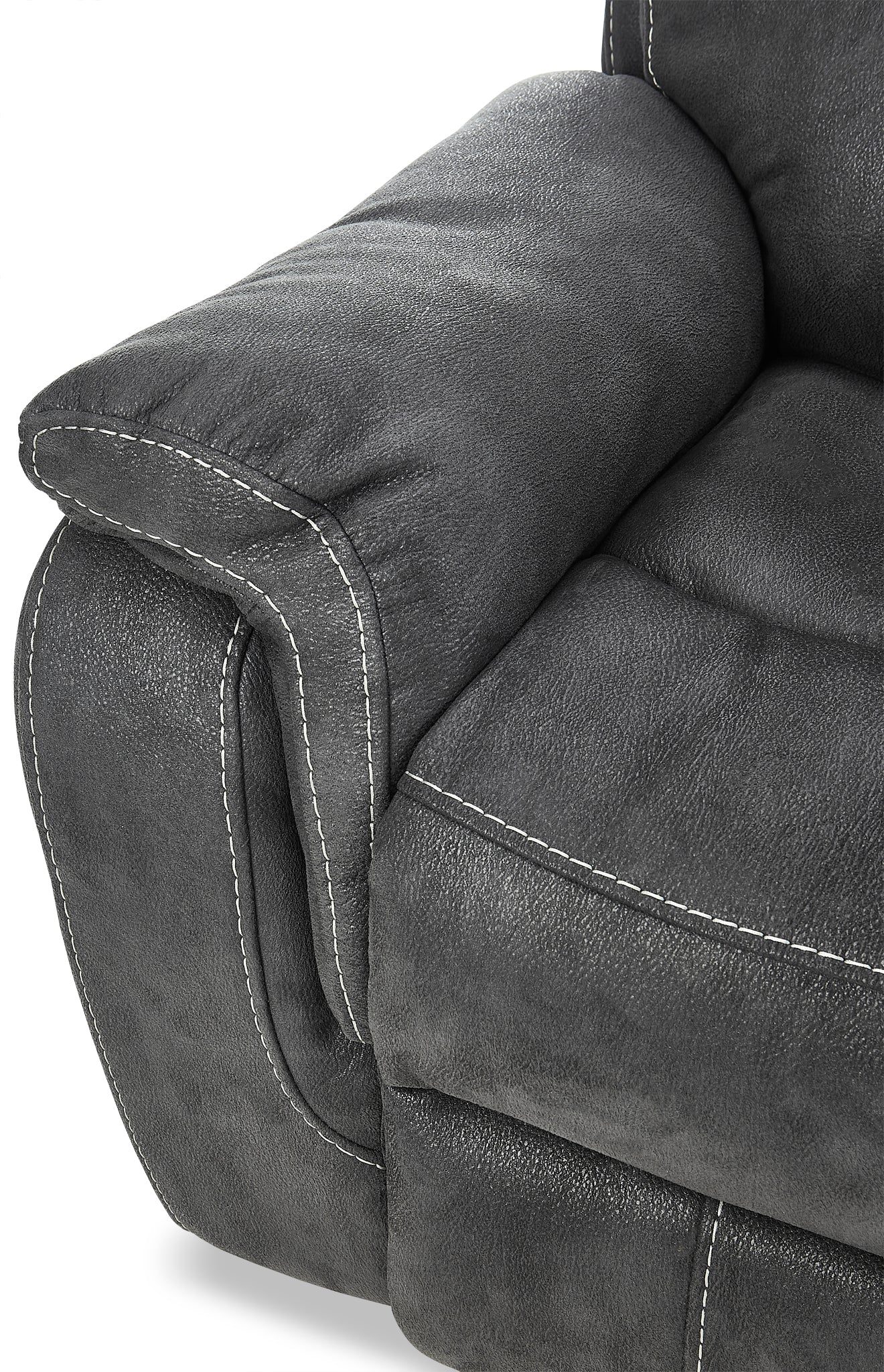 Morrow II Reclining Sofa and Loveseat Set - Grey - Image 9