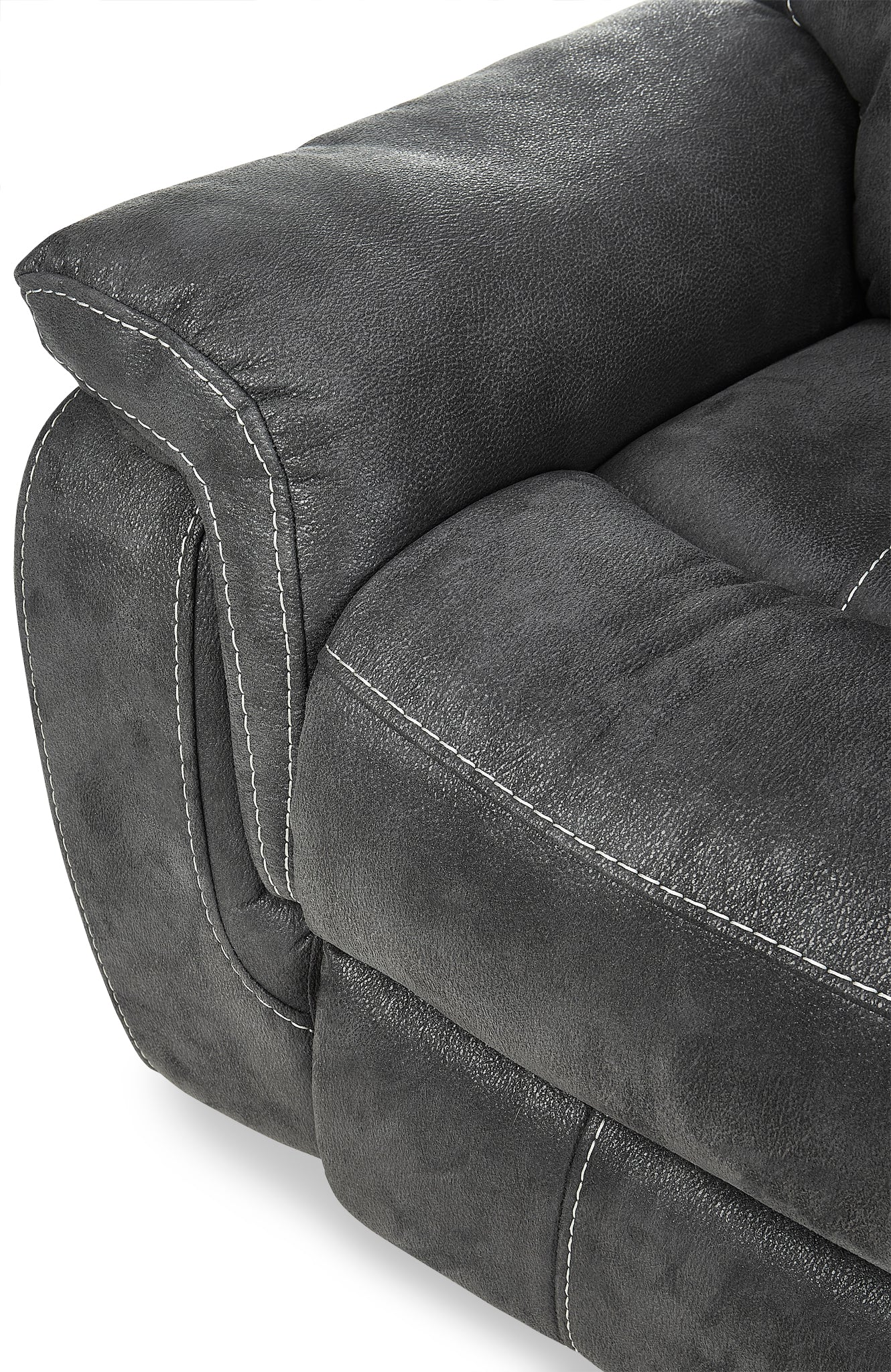 Morrow Reclining Sofa - Grey - Image 5