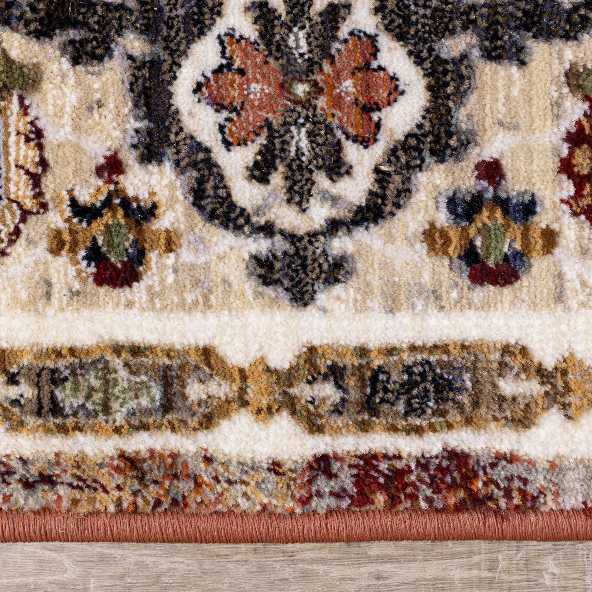 Mosaic 5'3" x 7'10" Tribal Area Rug - Beige - Image 7