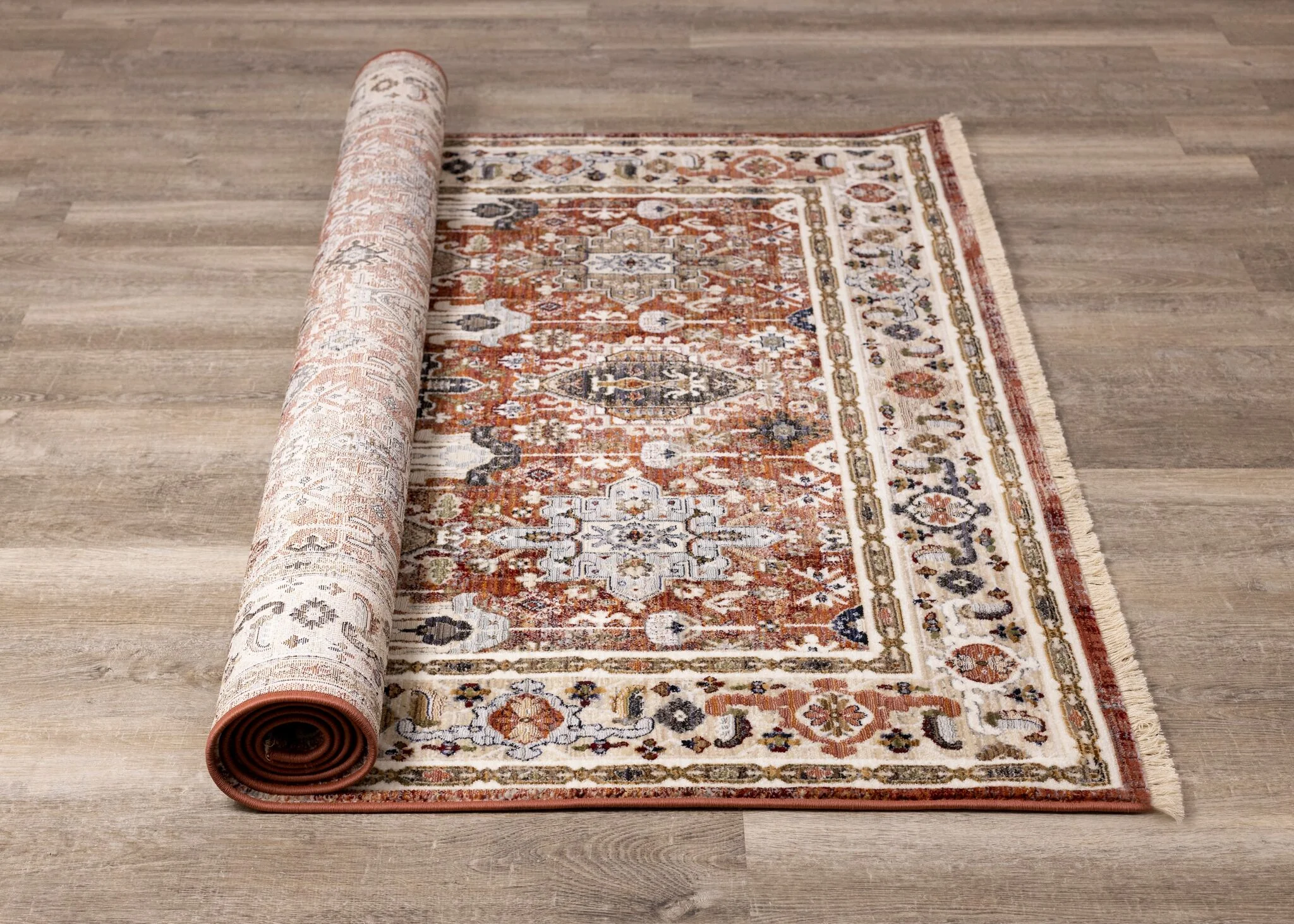 Mosaic 5'3" x 7'10" Tribal Area Rug - Beige - Image 8