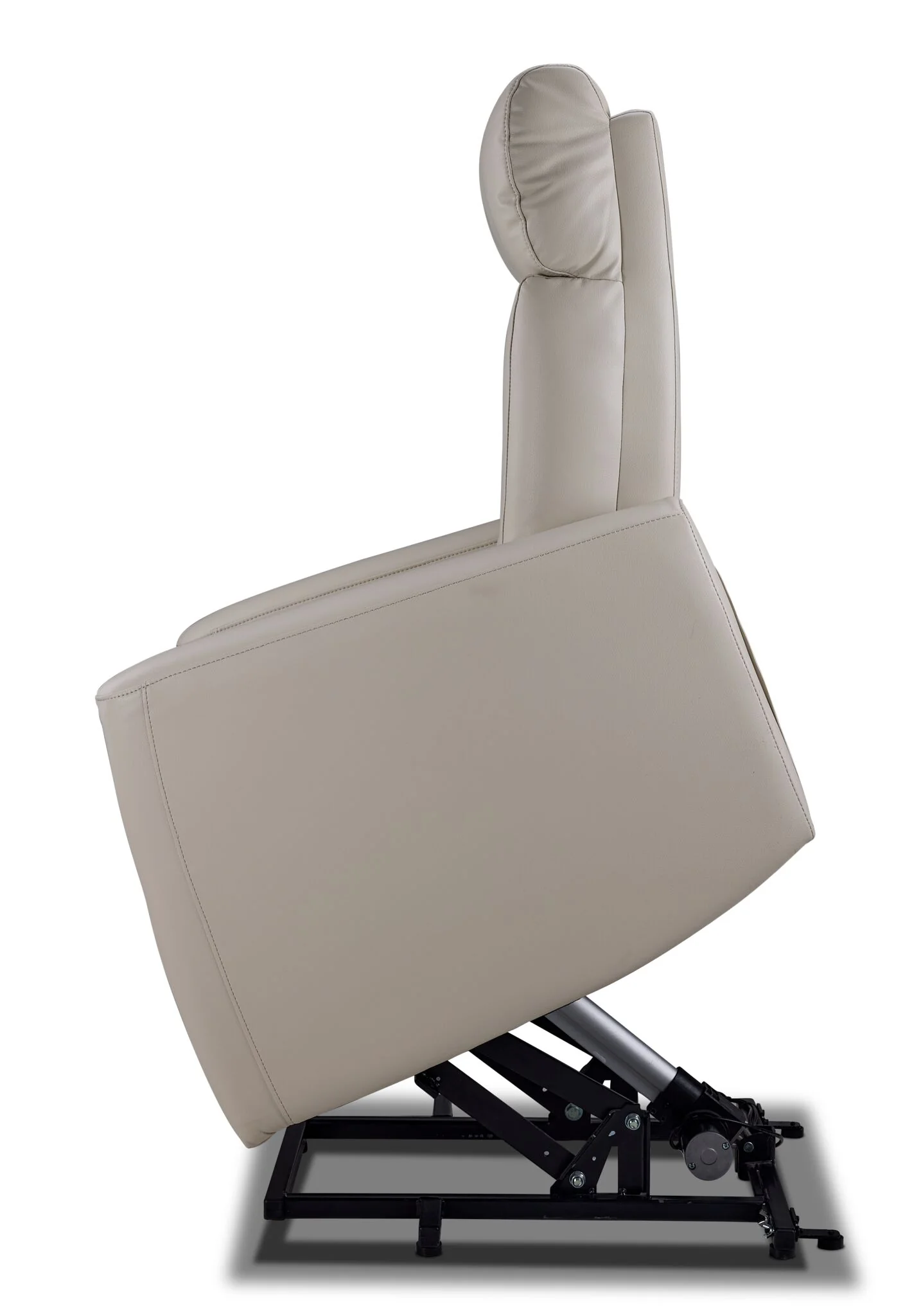 Mustang Power Lift Recliner - Taupe - Image 5