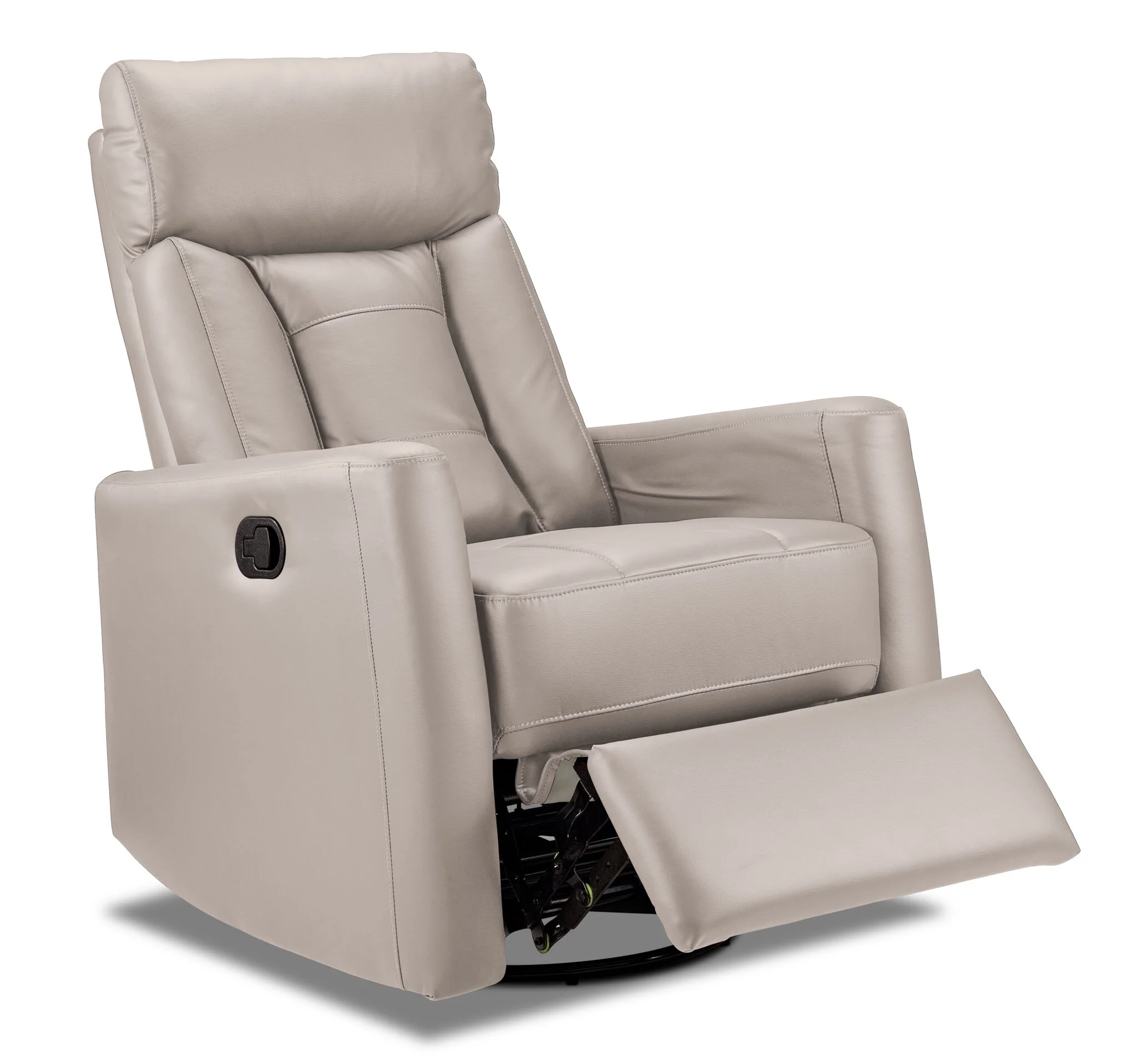 Mustang Swivel Glider Recliner - Taupe - Image 3