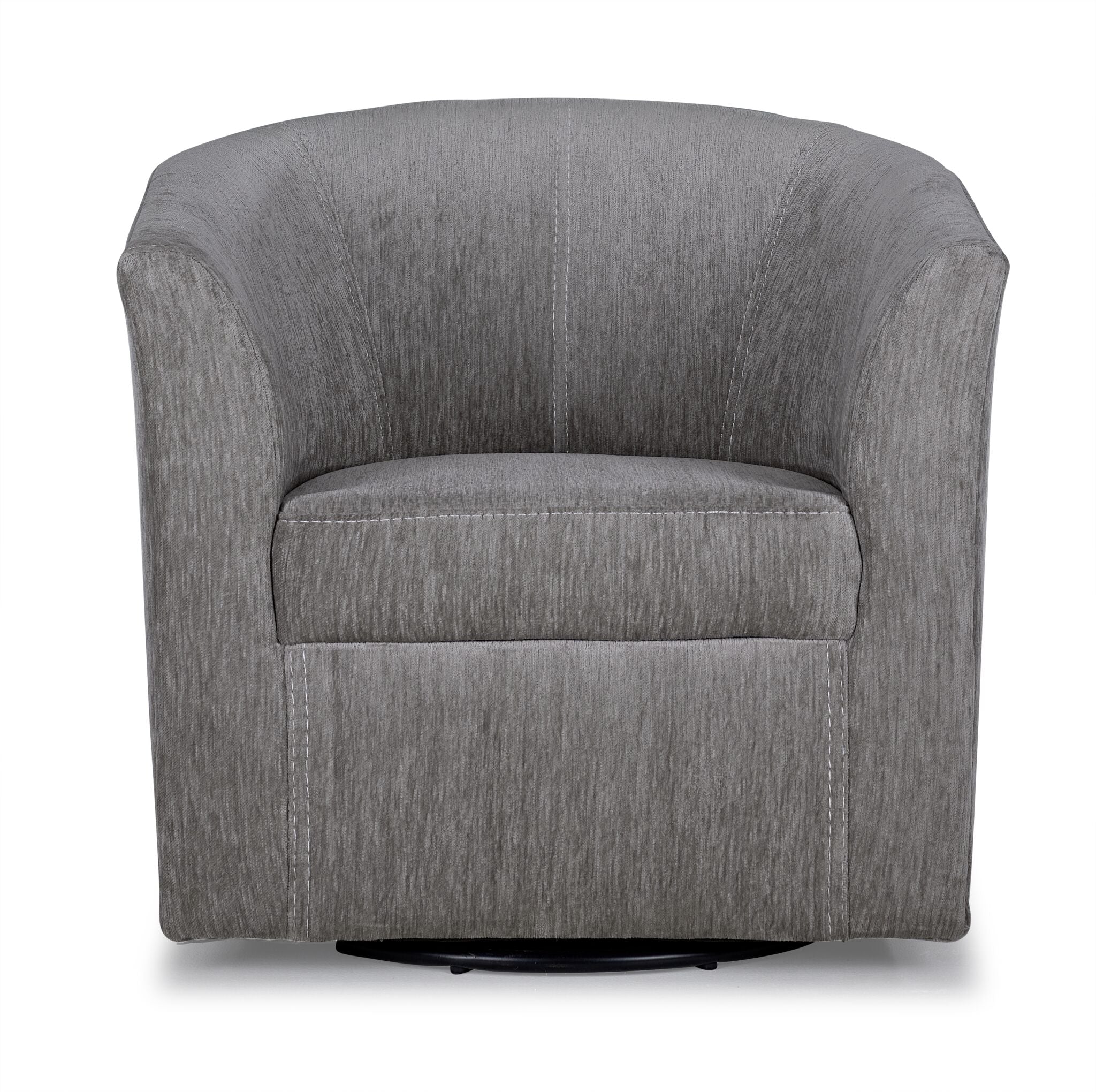 Myles Swivel Chair - Taupe - Image 2