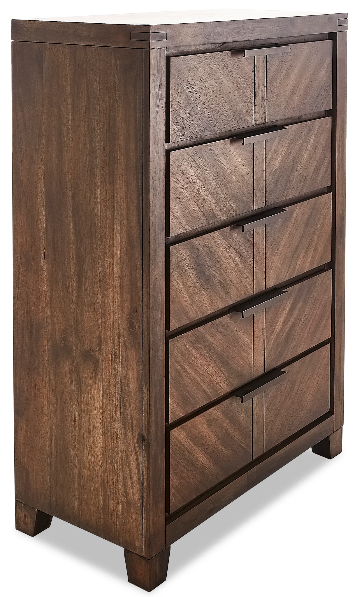 Nathan 5-Drawer Chest - Brown - Image 2