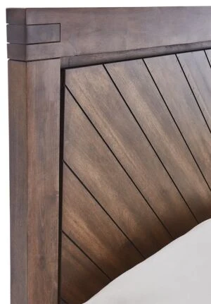 Nathan 5-Piece Queen Bedroom Package - Brown - Image 4