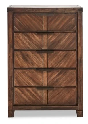 Nathan 5-Piece Queen Bedroom Package - Brown - Image 6