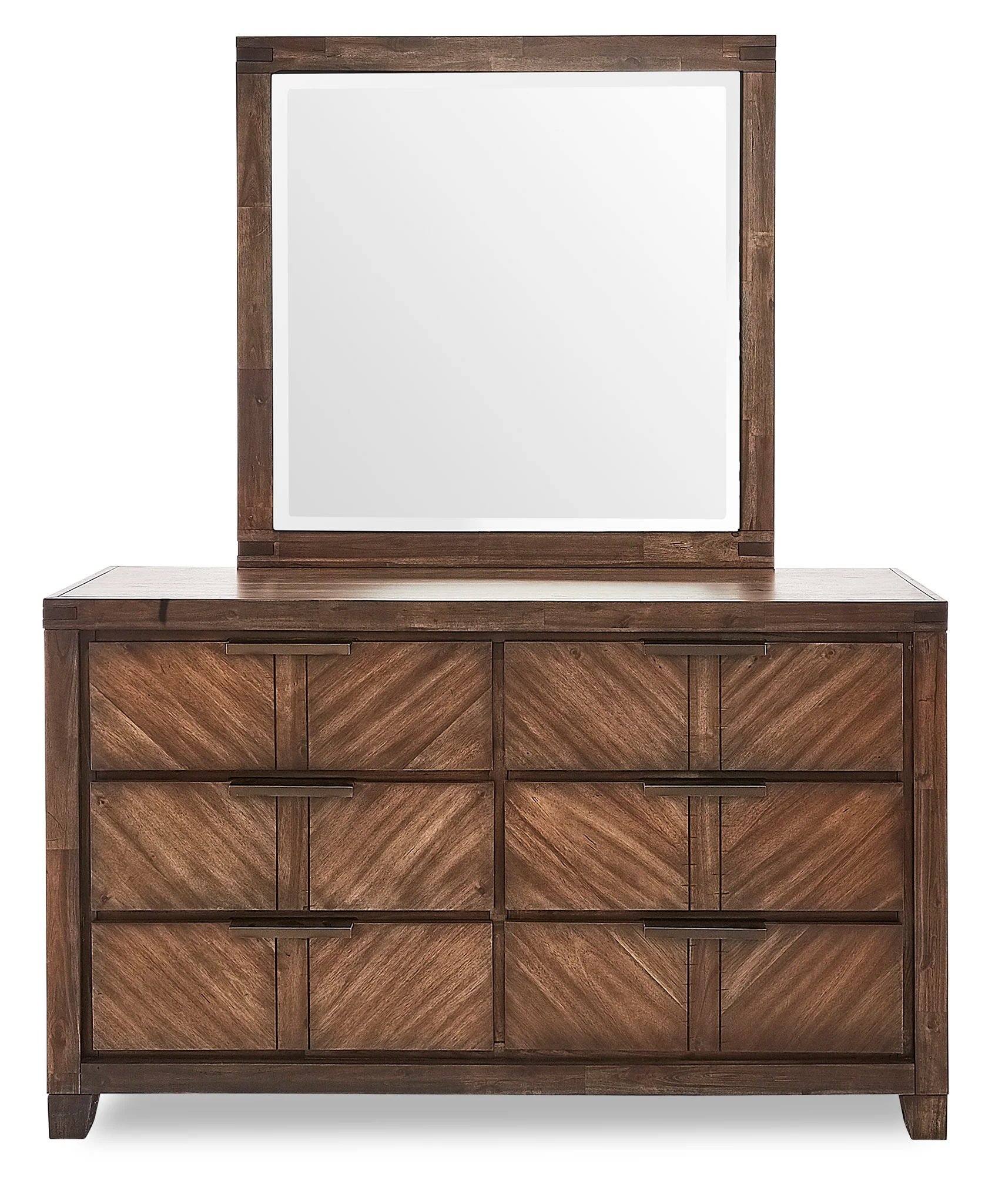 Nathan 6-Piece King Bedroom Package - Brown - Image 5
