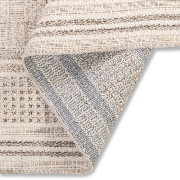 Naturale Bordered Rug - 5' x 8' - Beige - Image 4