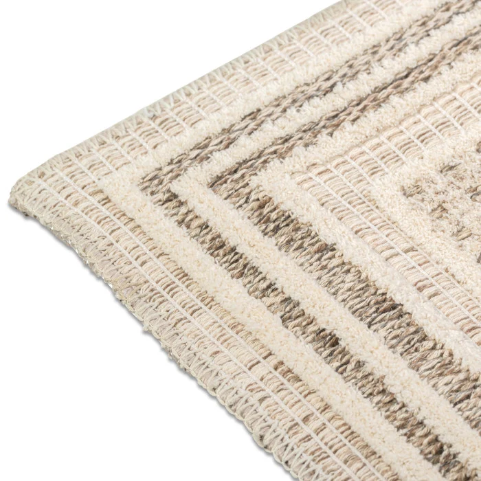 Naturale Bordered Rug - 8' x 10' - Beige - Image 5