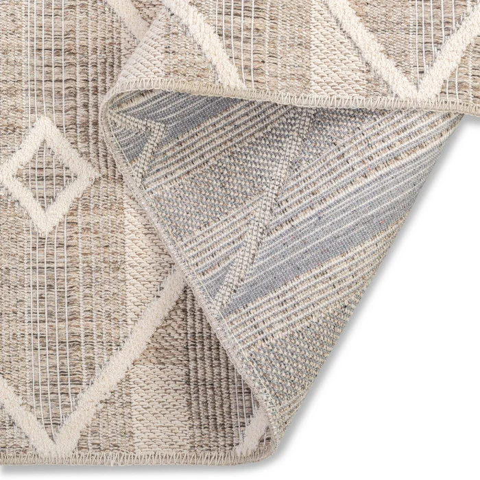 Naturale Geometric Rug - 5' x 8' - Beige - Image 3