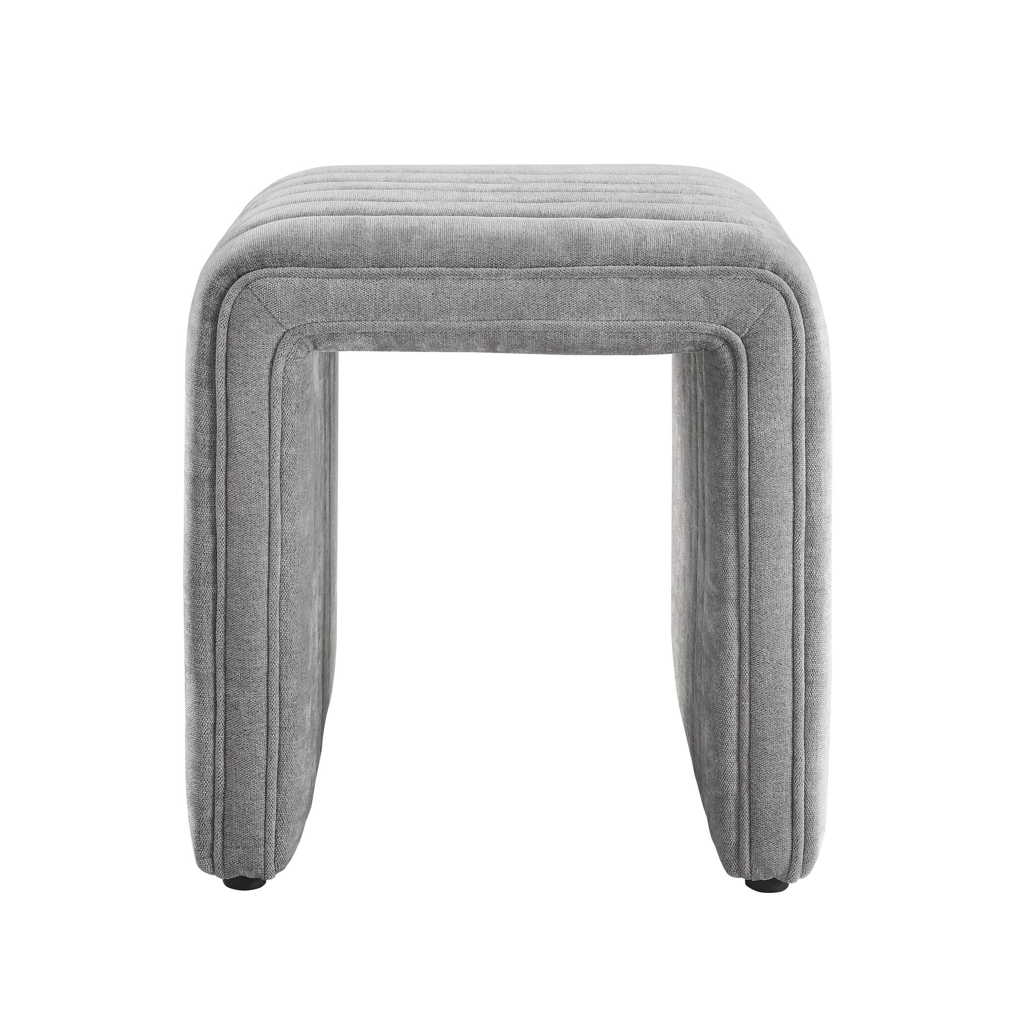 Nelas Ottoman - Light Grey - Image 3