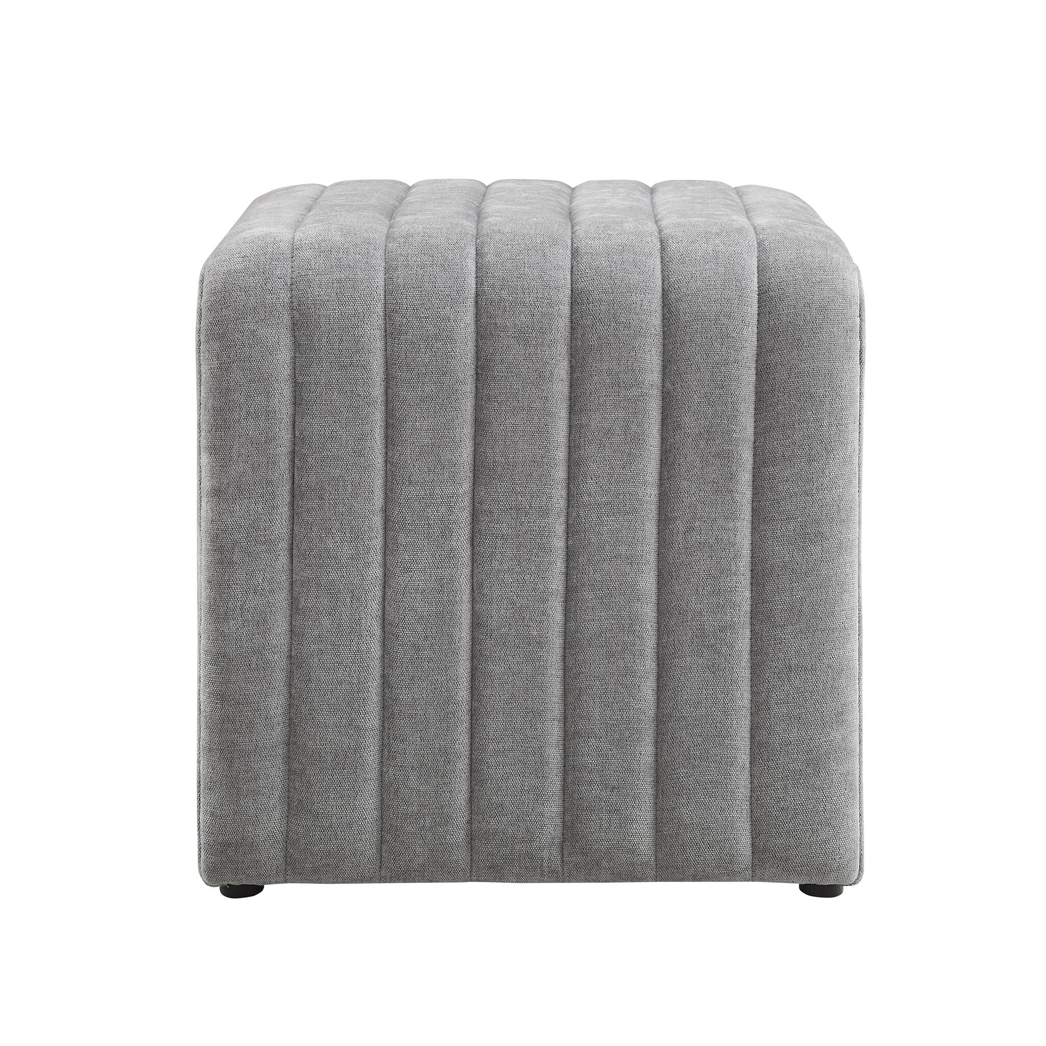 Nelas Ottoman - Light Grey - Image 4
