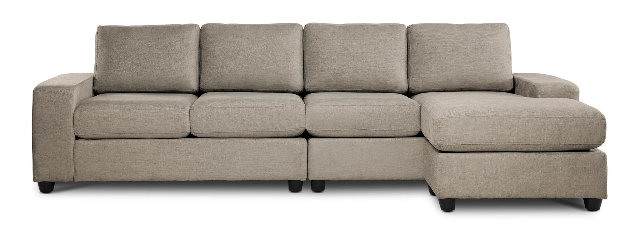 Neptune 2-Piece Sectional with Reversible Chaise - Beige - Image 2