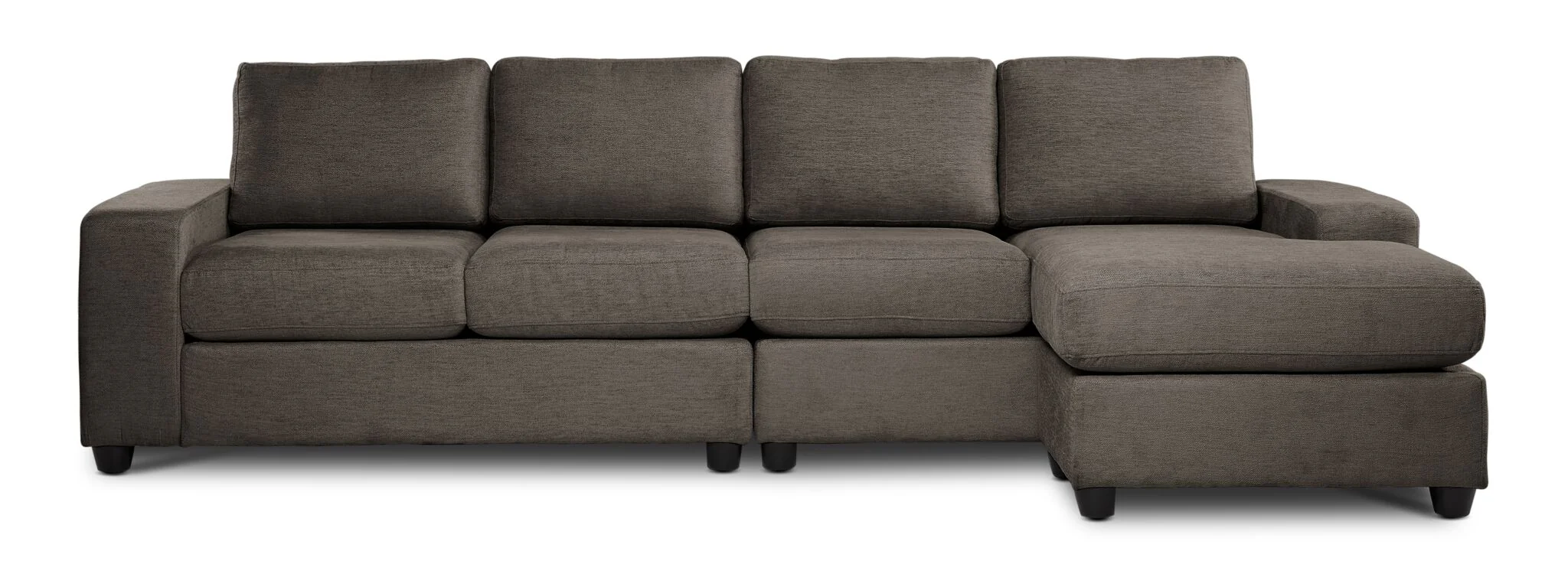 Neptune 2-Piece Sectional with Reversible Chaise - Brown - Image 2