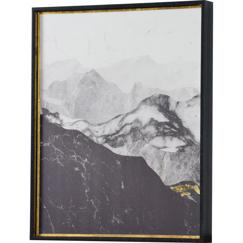 Nevaeh Wall Art - Black/Gold - Image 2