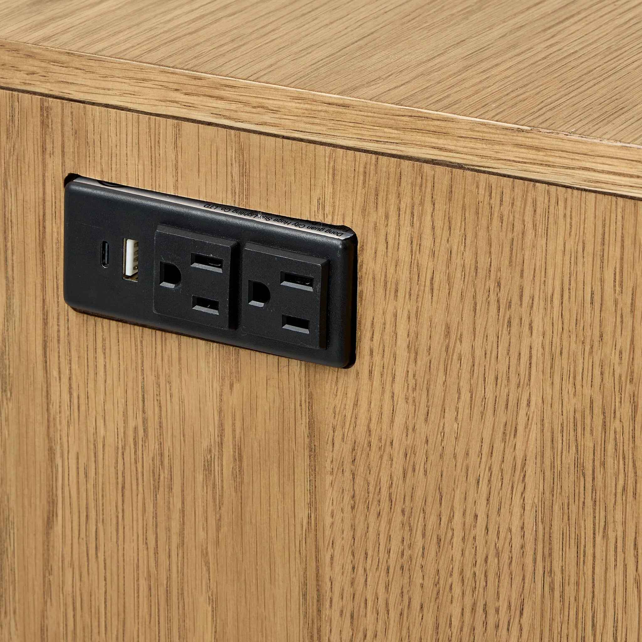 Feeling Connected - Newport Server - Oak and Black - Image 5