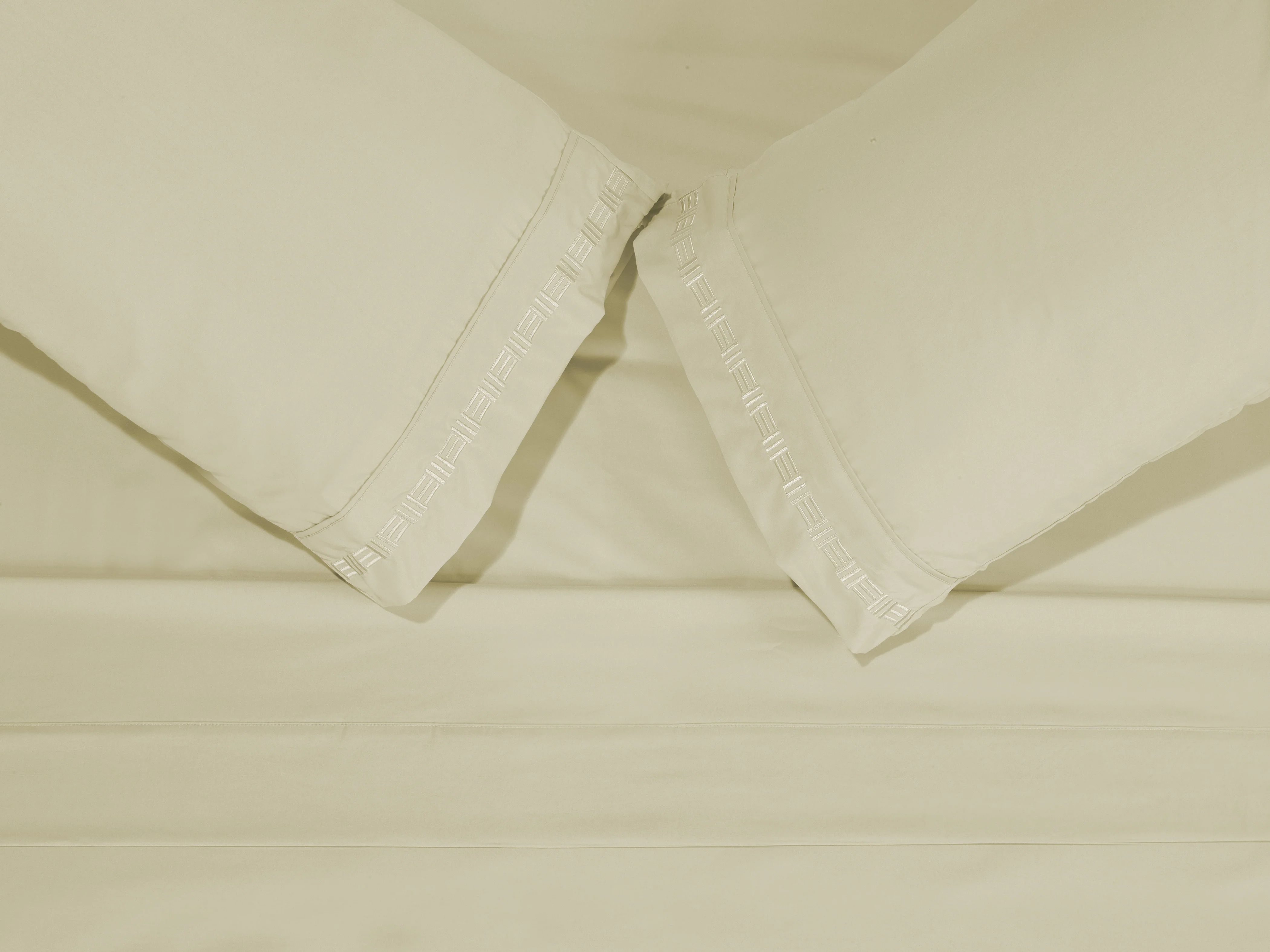 Nilus Twin Sheet Set - Cream - Image 5