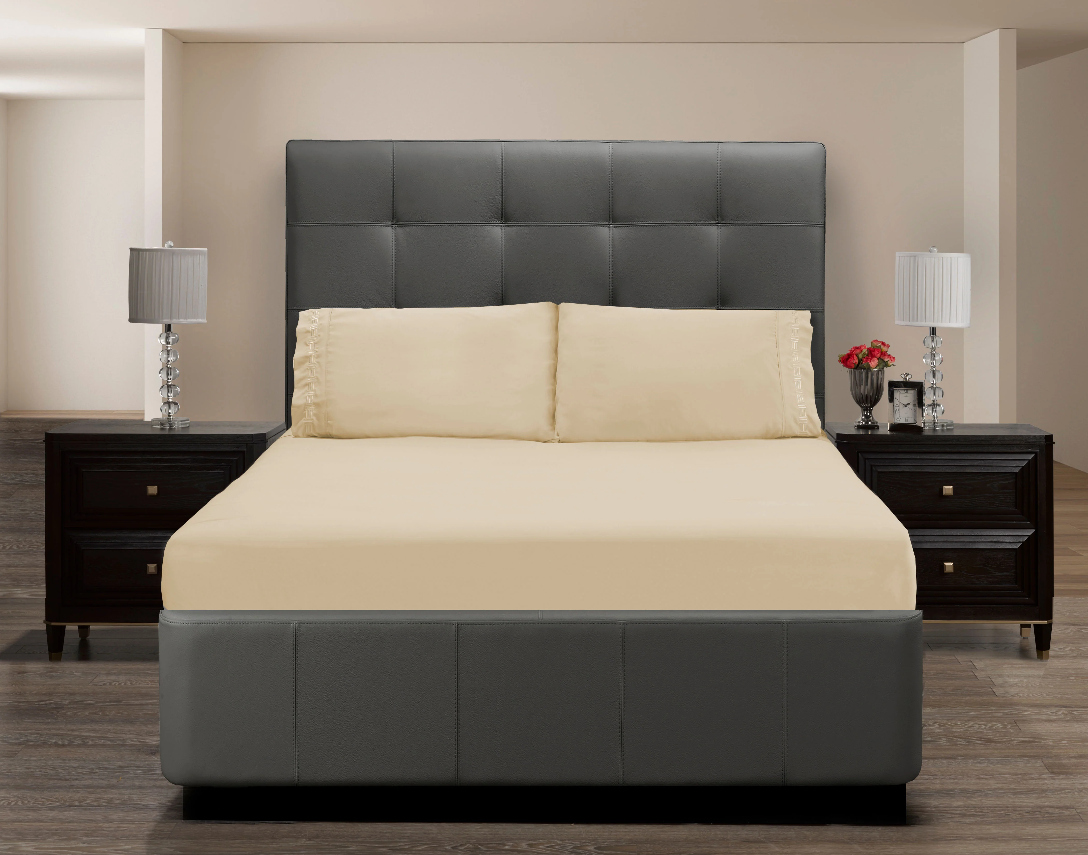 Nilus Twin Sheet Set - Cream - Image 6