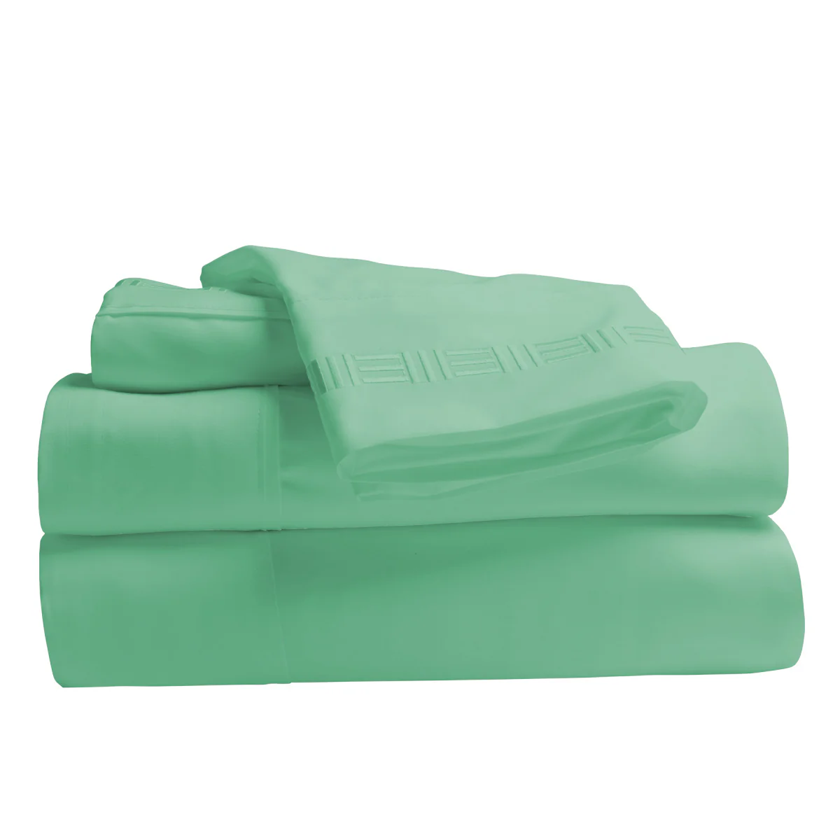 Nilus Twin Sheet Set - Light Green - Image 3