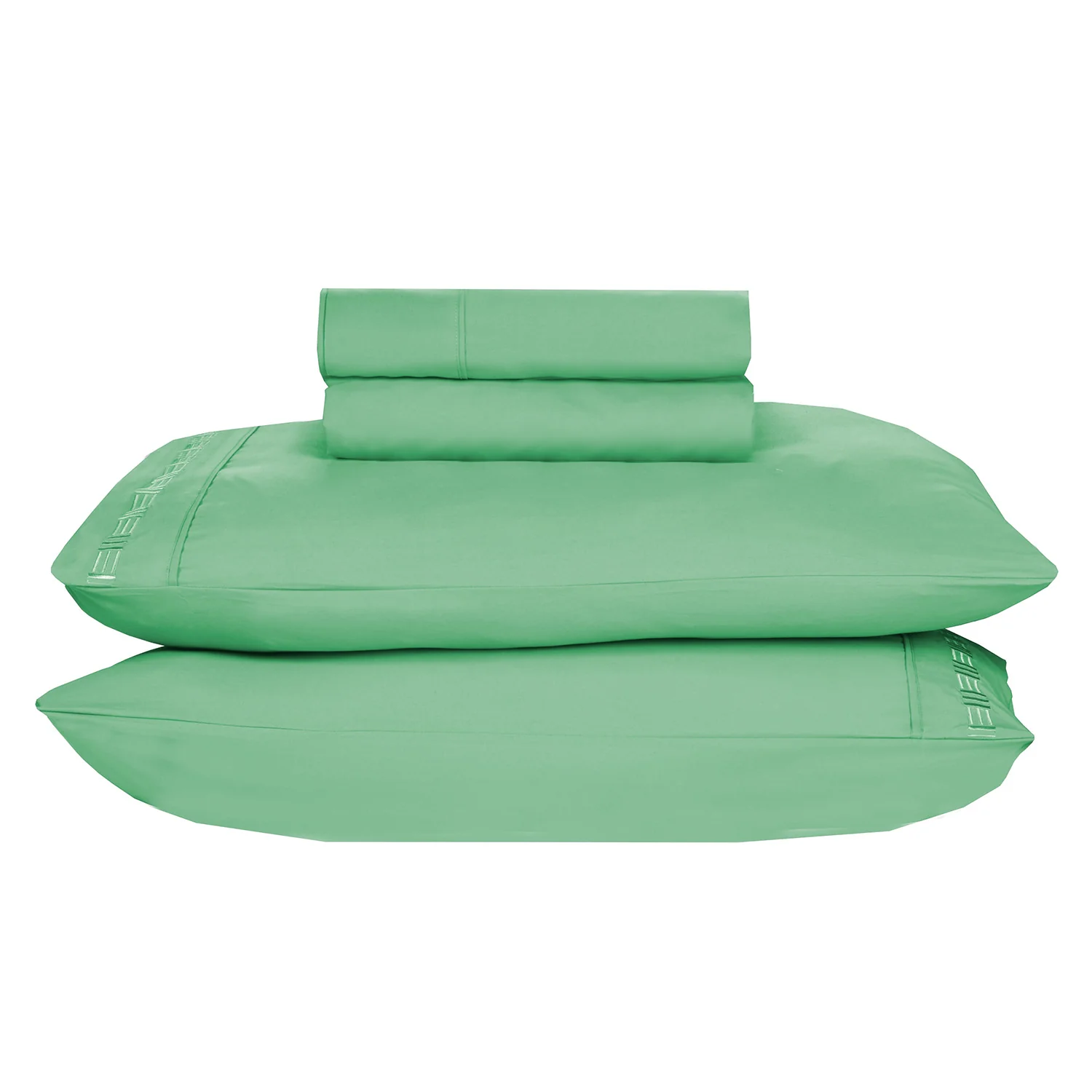 Nilus Twin Sheet Set - Light Green - Image 4
