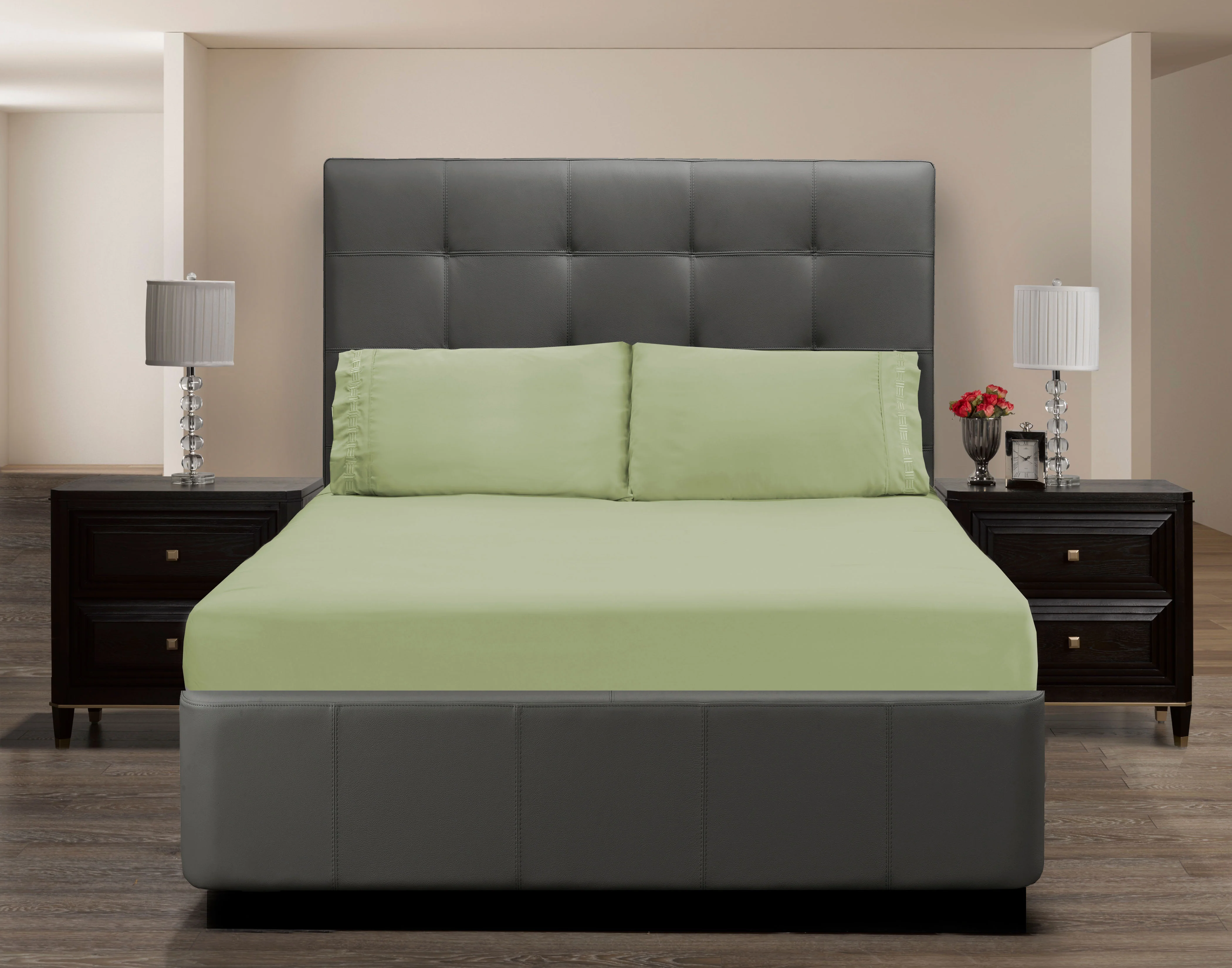 Nilus Full Sheet Set - Sage - Image 6