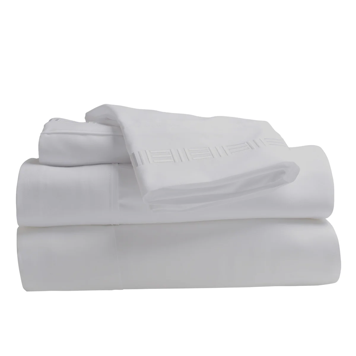 Nilus King Sheet Set - White - Image 3