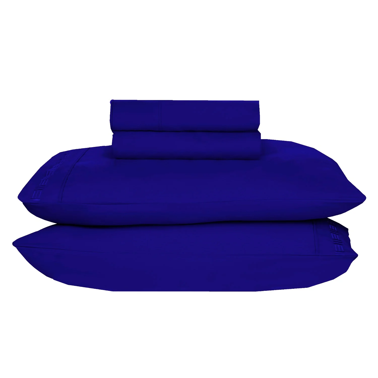 Nilus Queen Sheet Set - Navy - Image 4