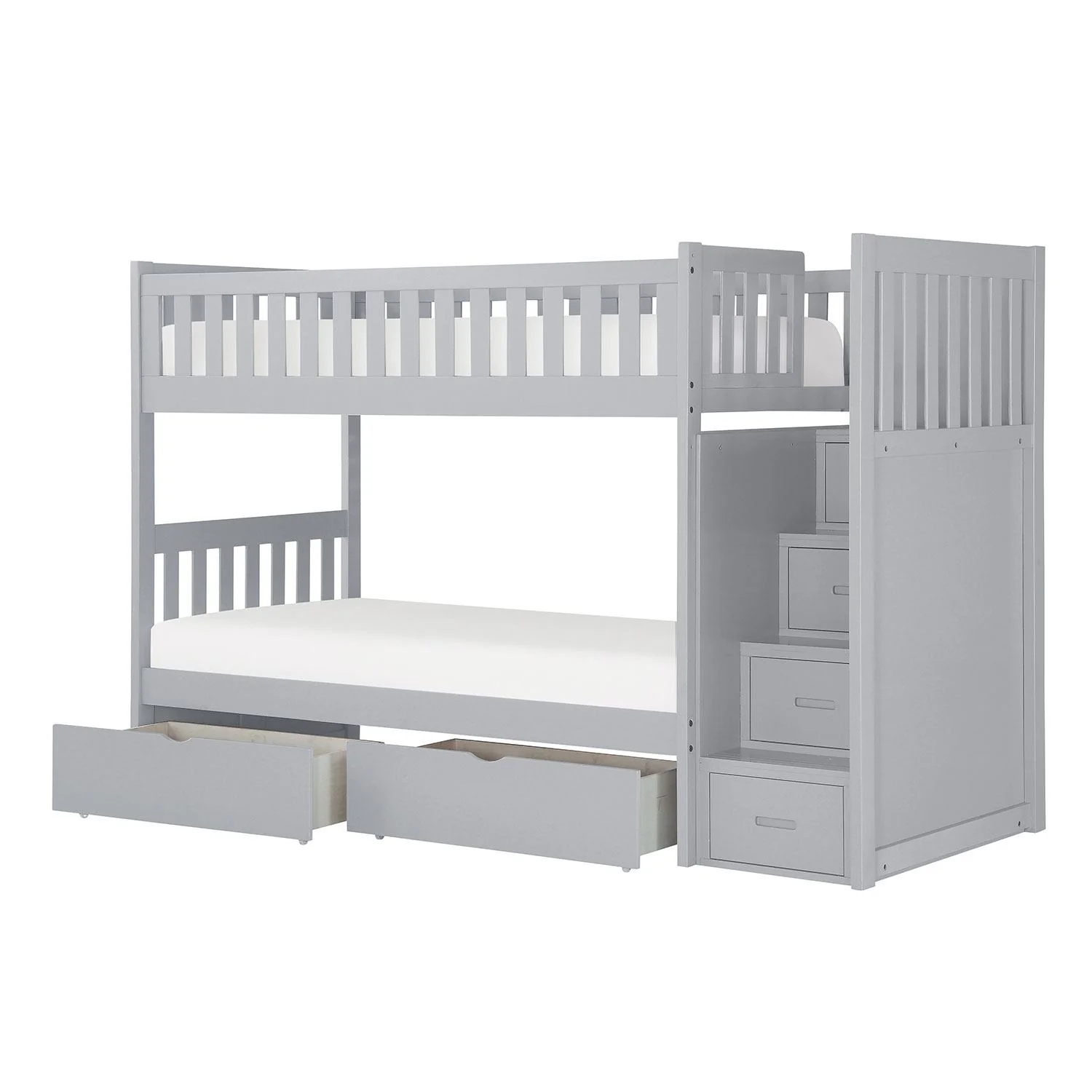 Noelle Bunk Bed Pair of Storage Drawers- Grey - Image 3