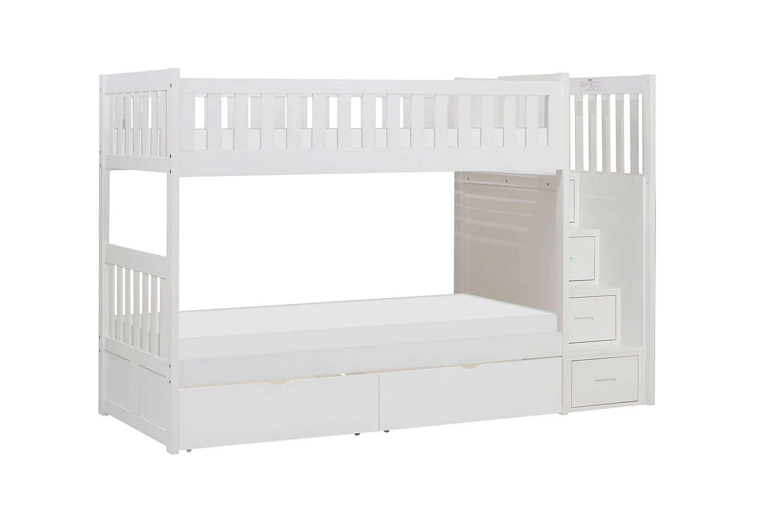 Noelle Bunk Bed Pair of Storage Drawers- White - Image 3