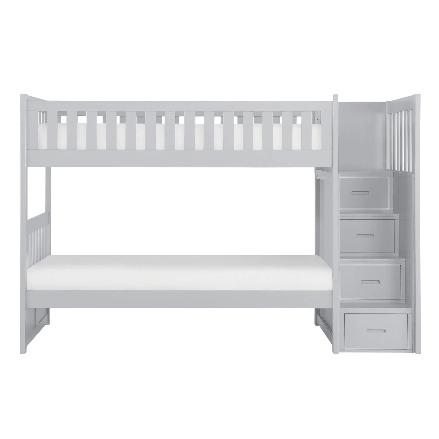 Noelle Twin Step Bunk Bed - Grey - Image 3