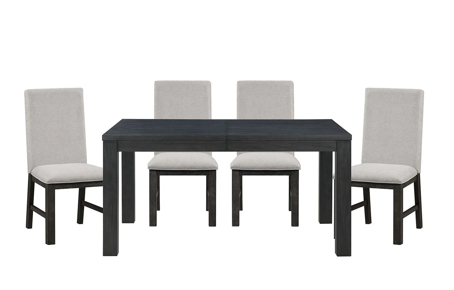 Nola Extendable Dining Table - Dark Grey - Image 7