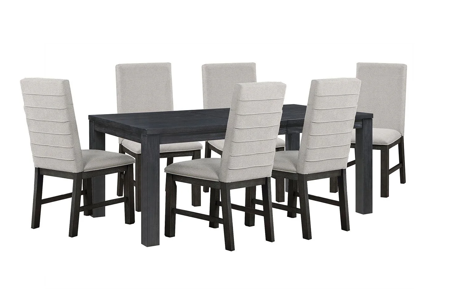 Nola Extendable Dining Table - Dark Grey - Image 8