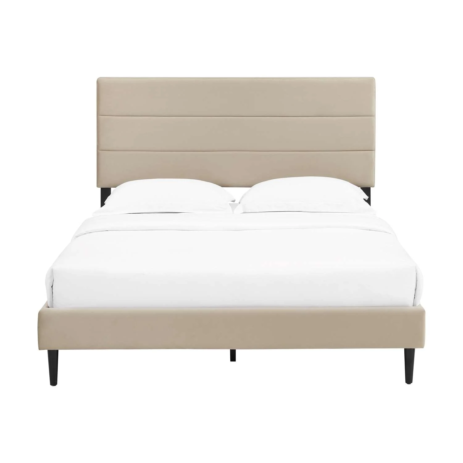 Nori 3-Piece Queen Bed - Beige - Image 3