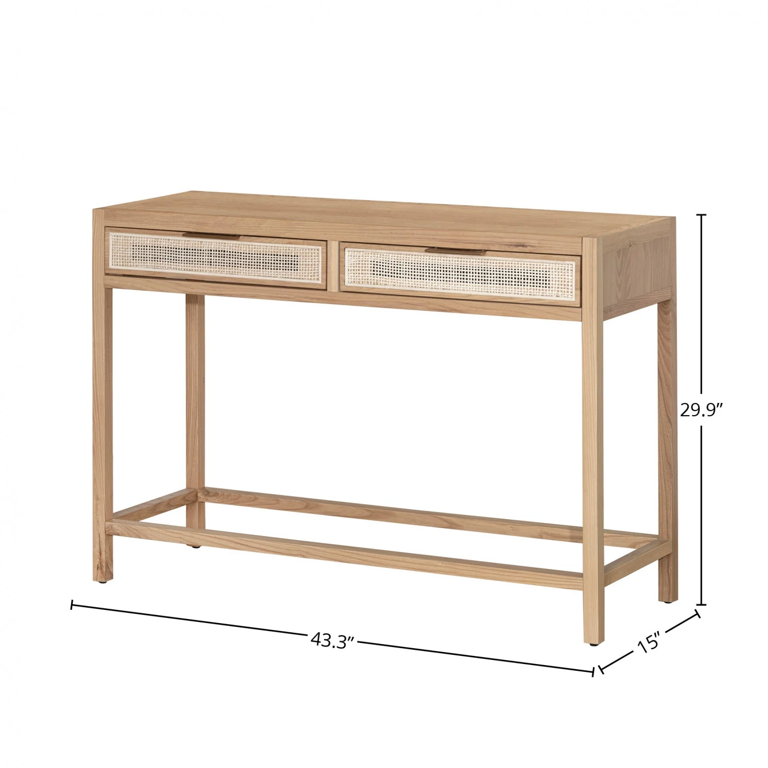 Nurelle Console Table - Natural - Image 6