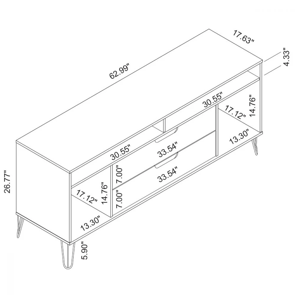 Nuuk TV Stand - Brown - Image 8