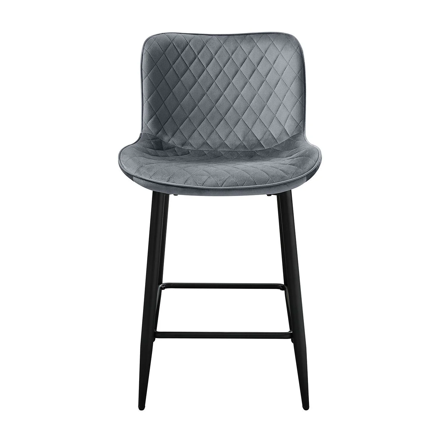 Nya Counter Stool - Grey - Set of Two - Image 3