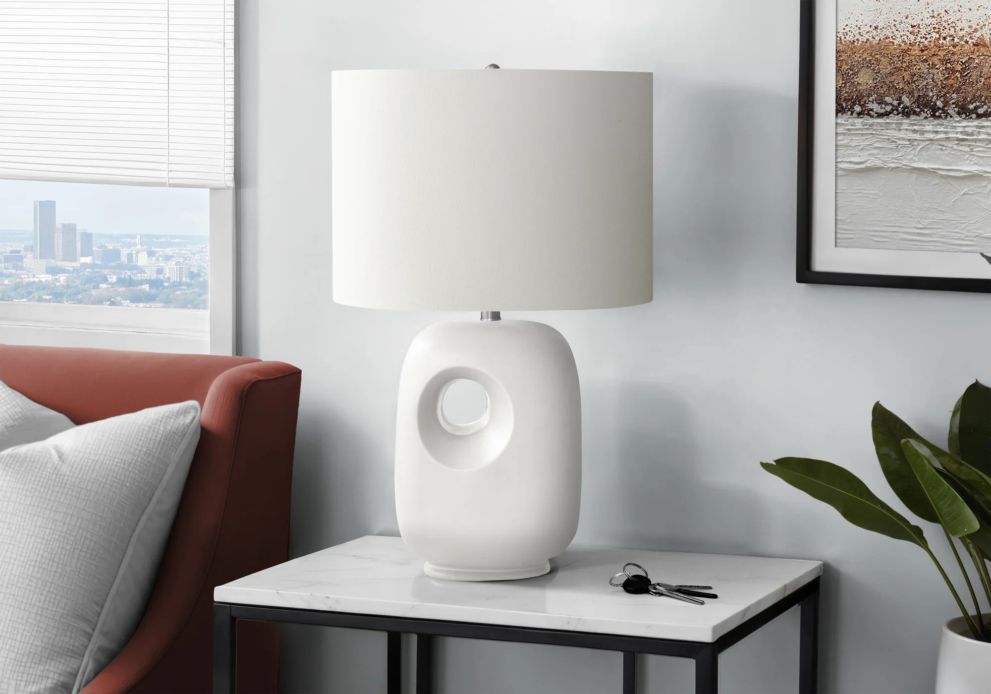 Nysa Table Lamp - White - Image 2
