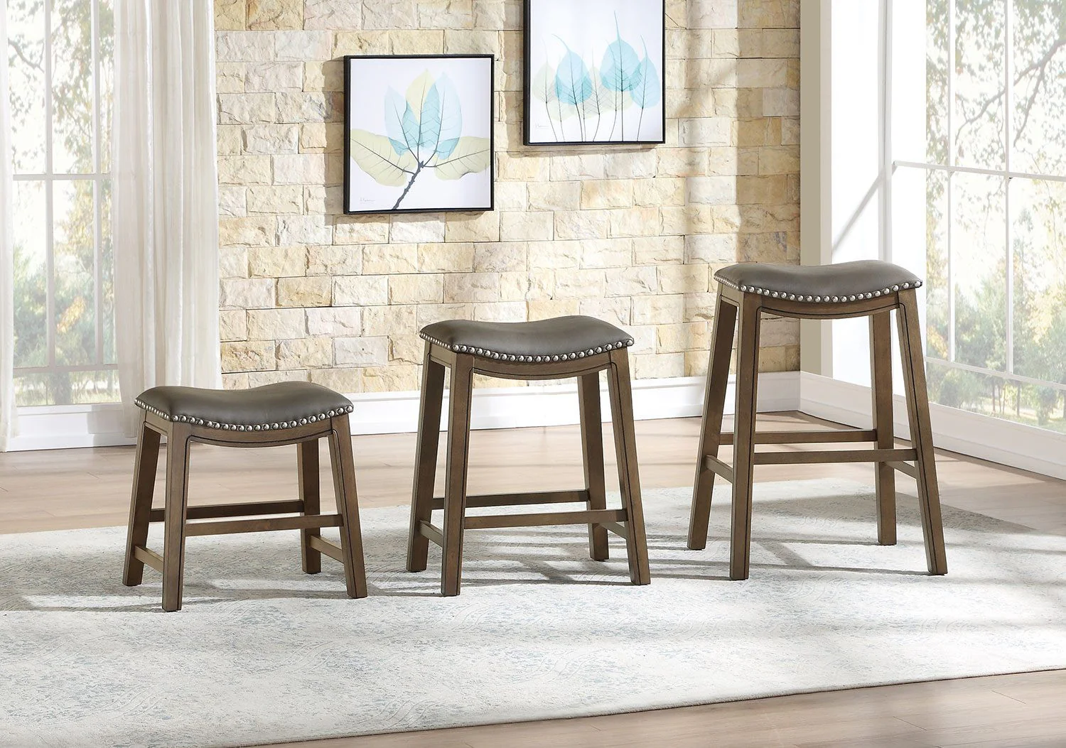 Ordway Bar Stool - Green - Image 2