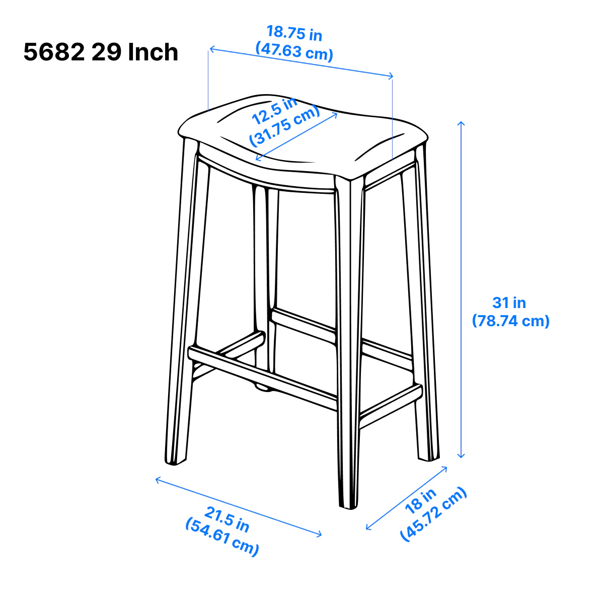 Ordway Bar Stool - Green - Image 6