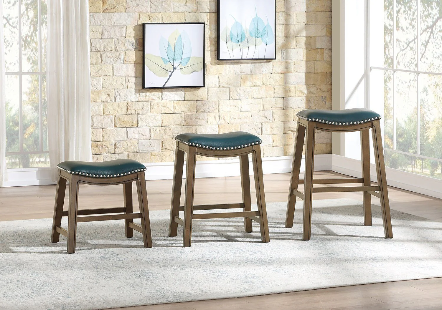 Ordway Dining Stool - Green - Image 2