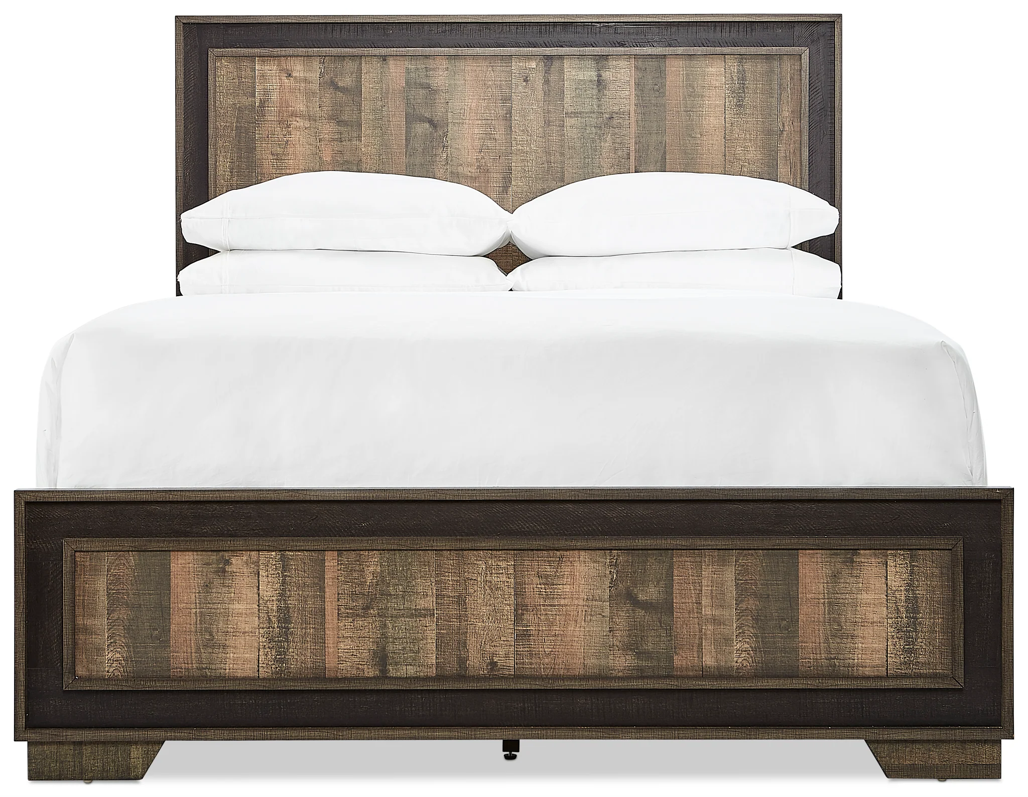 Orlando 3-Piece King Bed - Weathered Brown - Image 3