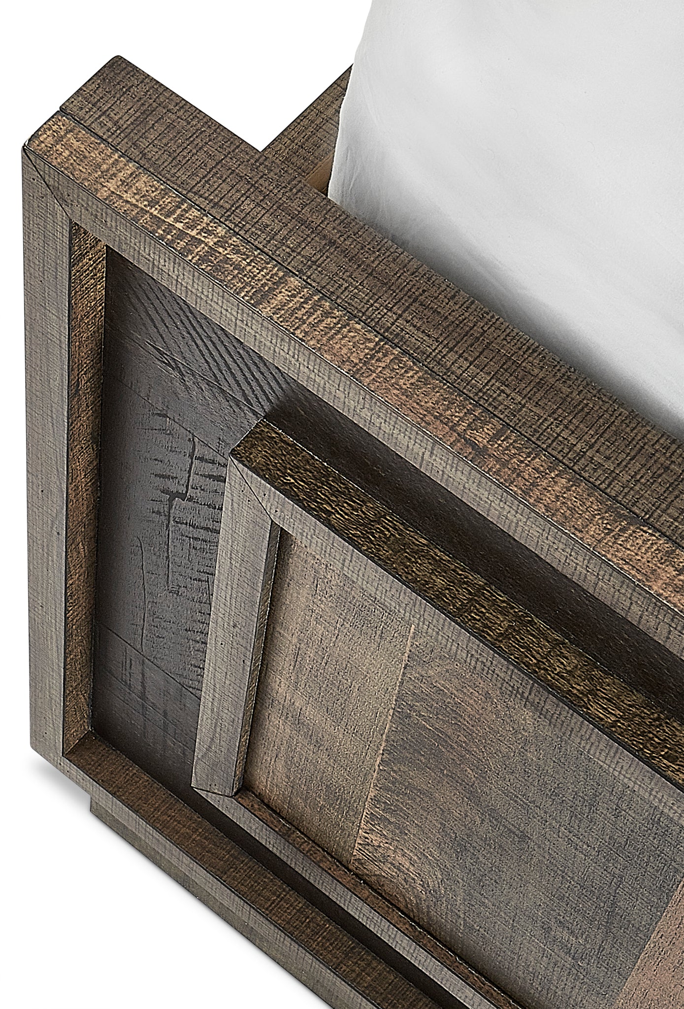 Orlando 3-Piece King Bed - Weathered Brown - Image 5