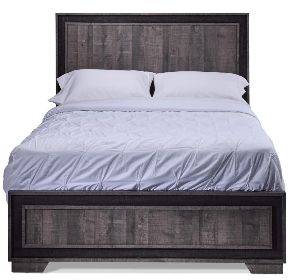 Orlando 3-Piece Queen Bed - Grey - Image 2