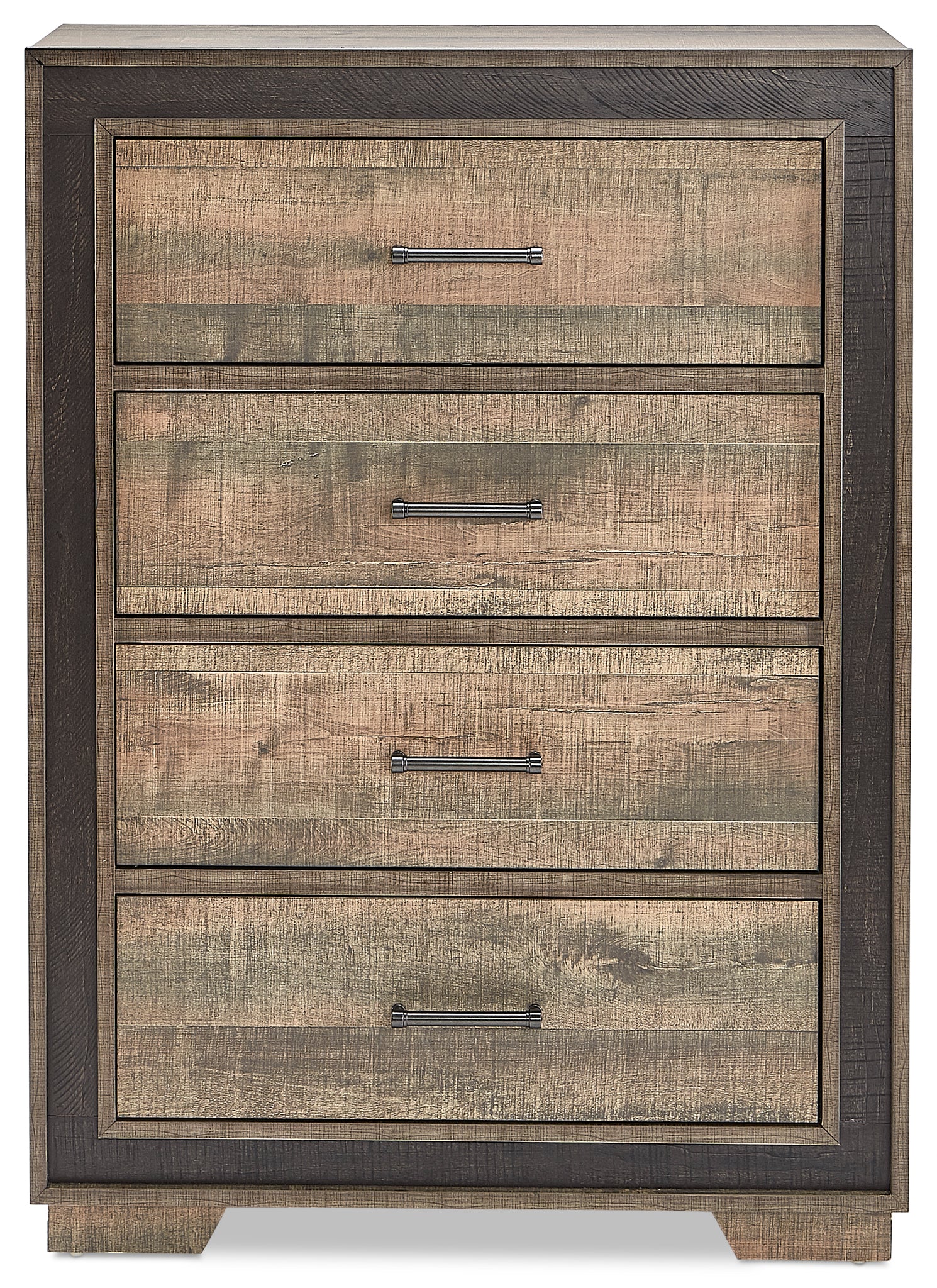 Orlando 4-Drawer Chest - Weathered Brown - Image 3