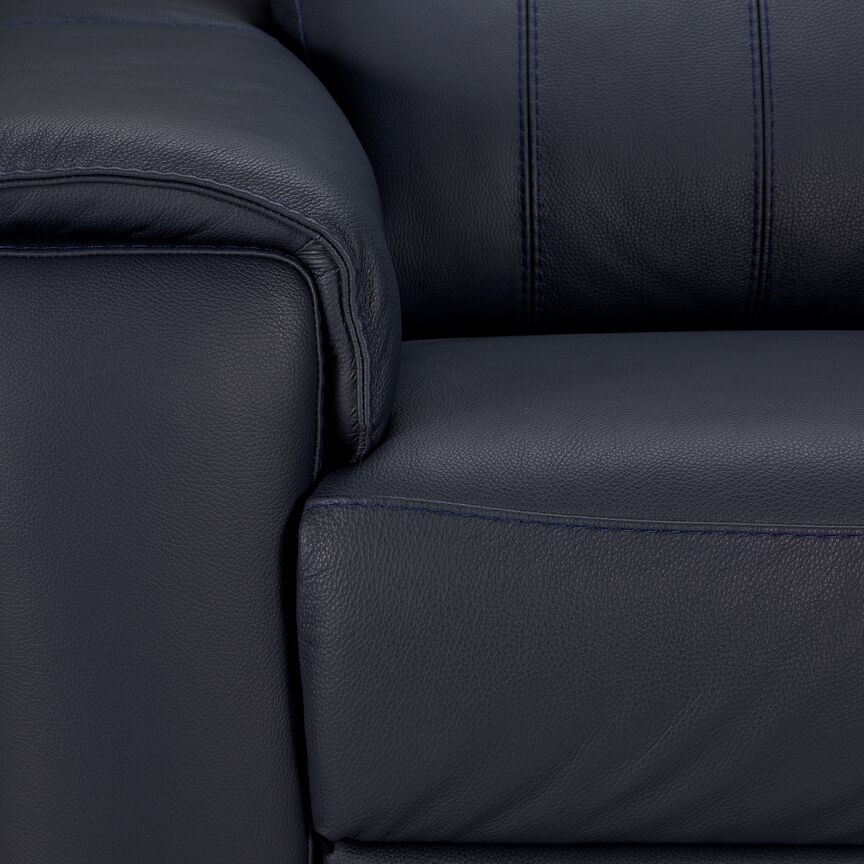 Orlando-Ray Leather Chair-Blue - Image 6